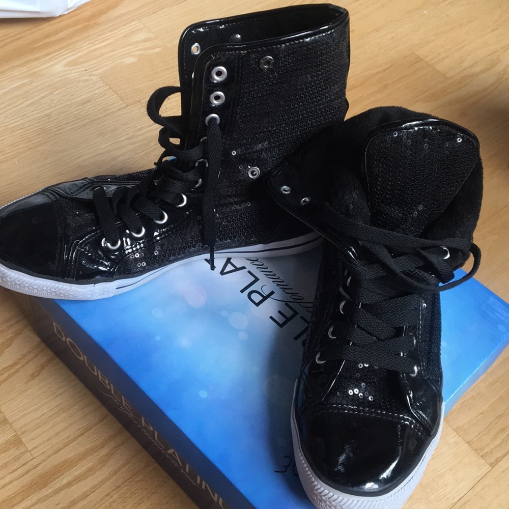 Sequin sneakers